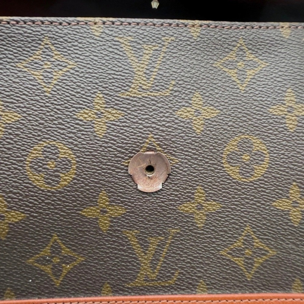Louis Vuitton LV Monogram Pochette Clutch Vintage Authentic - Picture 8 of 12